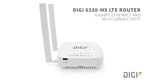 Digi 6330-MX LTE Router for Flexible Business Continuity at Any Location 